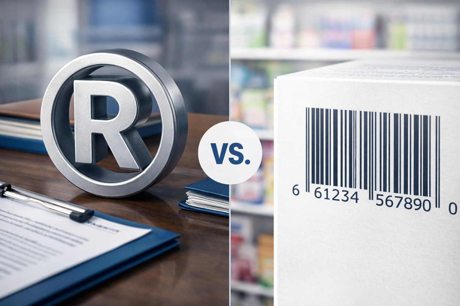 Marca registrada y código de barras: diferencias, usos y en qué orden tramitarlos Imagen